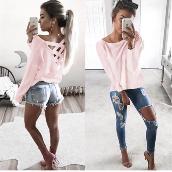 Tops - Pink Long Sleeve Shirt